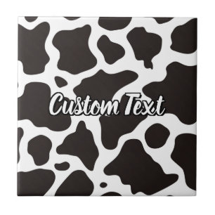 Cerâmica Azulejo cerâmico com padrão de vaca