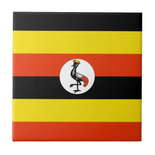 Cerâmica Azulejo Cerâmico da Bandeira de Uganda