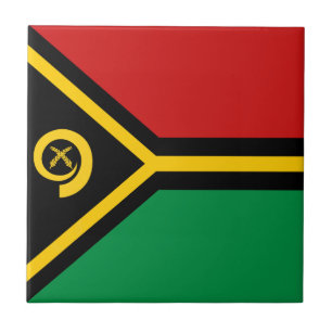 Cerâmica Azulejo Cerâmico da Bandeira de Vanuatu