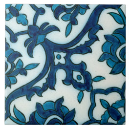 Cerâmica Azulejo cerâmico da foto do design azul de Damasco