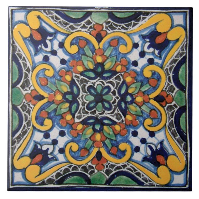 Cerâmica Azulejo cerâmico da foto do design de Talavera do (Frente)