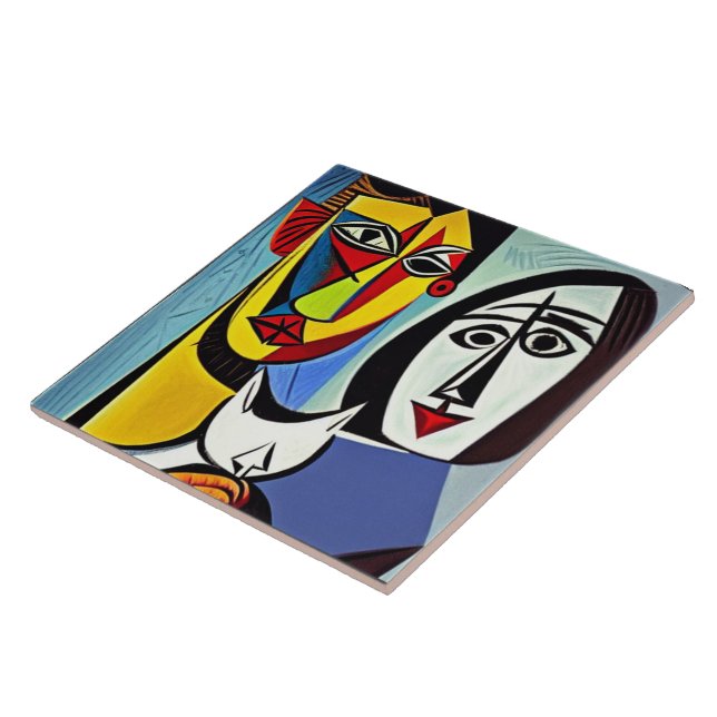 Cerâmica Azulejo cerâmico de abstrato (Lateral)