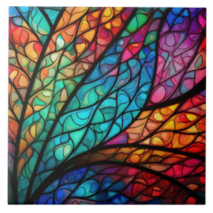 Cerâmica Azulejo cerâmico de Abstrato de vidro revestido po