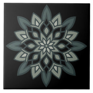 Cerâmica Azulejo Cerâmico de Acabamento Artesanal Elegante