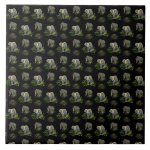 Cerâmica Azulejo cerâmico de animais africanos