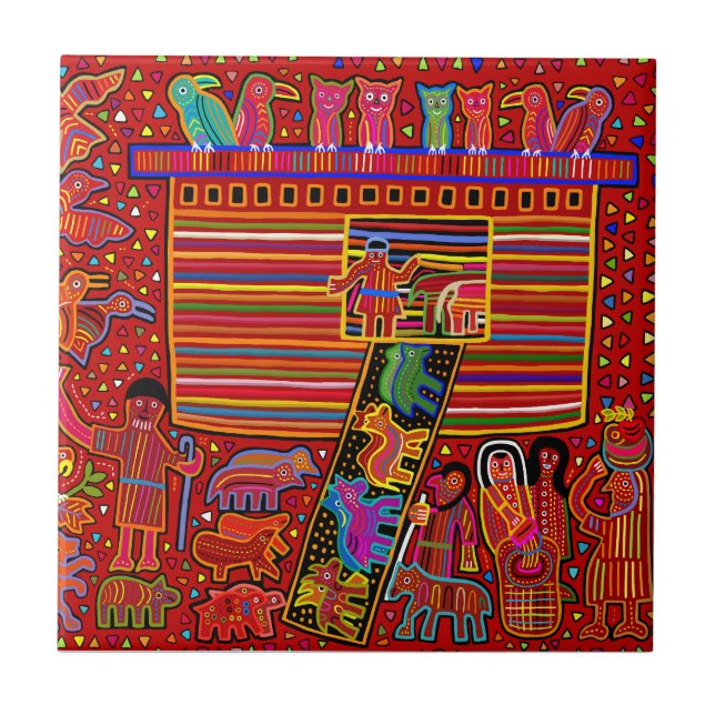 Cerâmica Azulejo cerâmico de Ark Mola de Noah (Frente)