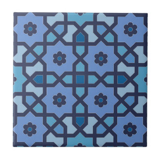 Cerâmica Azulejo cerâmico de arte marroquino azul