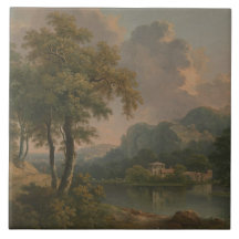 Azulejo cerâmico de arte vitoriana