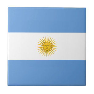 Cerâmica Azulejo cerâmico de bandeira da Argentina