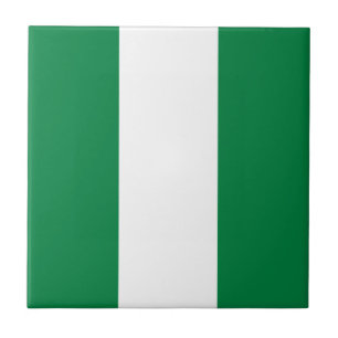 Cerâmica Azulejo cerâmico de bandeira nigeriana
