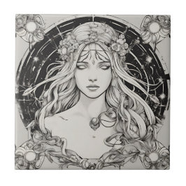 Cerâmica Azulejo cerâmico de beleza etérea