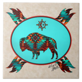Cerâmica Azulejo Cerâmico de Buffalo Sudoeste