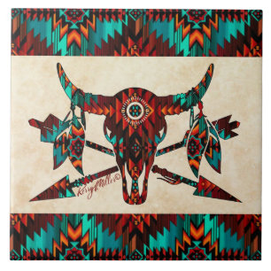 Cerâmica Azulejo Cerâmico De Buffalo Sudoeste