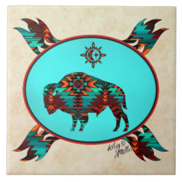 Cerâmica Azulejo Cerâmico de Buffalo Sudoeste