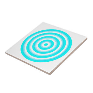 Cerâmica Azulejo Cerâmico de Círculos Concêntricos
