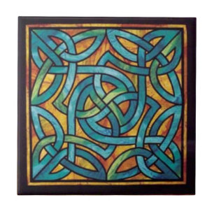 Cerâmica Azulejo cerâmico de Design celta irlandês