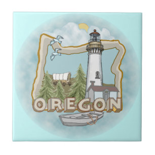 Cerâmica Azulejo Cerâmico de Farol Oregon