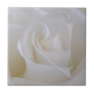 Cerâmica Azulejo cerâmico de flor branca
