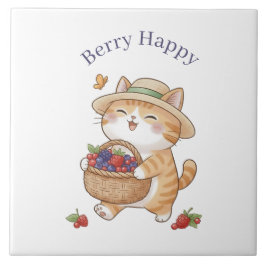Cerâmica Azulejo Cerâmico de Gatinho Kawaii Jardineiro de F