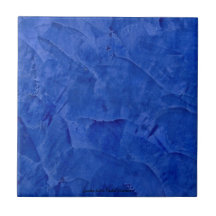 Azulejo Cerâmico de Gesso Veneziano Azul Toscano
