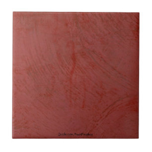 Cerâmica Azulejo Cerâmico de Gesso Veneziano Vermelho Tosca