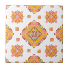 Cerâmica Azulejo Cerâmico de Grade Floral