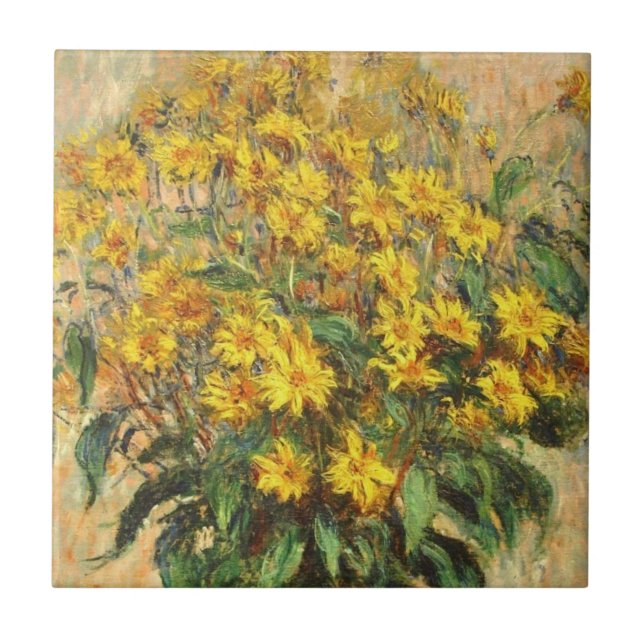 Cerâmica Azulejo cerâmico de Jerusalém de Monet (Frente)