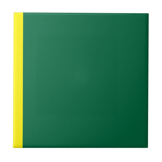 Cerâmica Azulejo cerâmico de linha amarela (Frente)