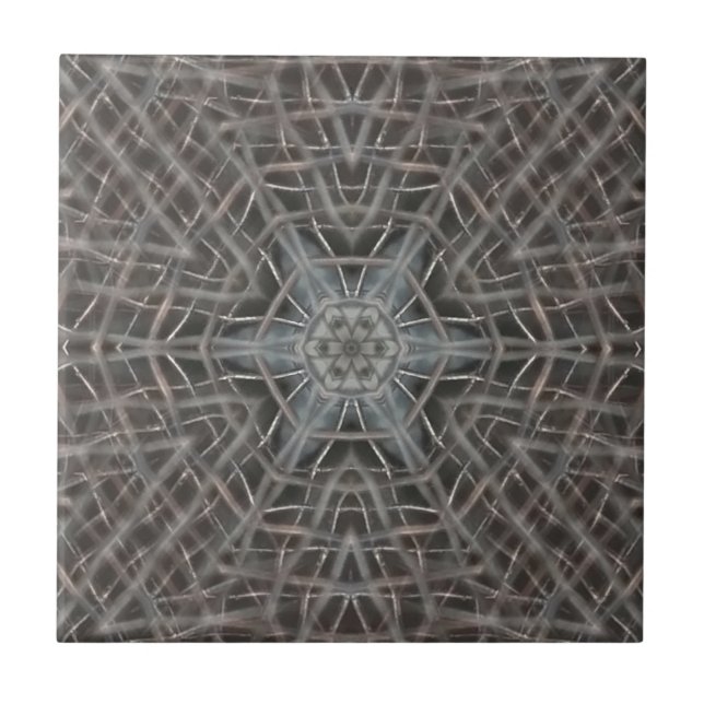 Cerâmica Azulejo cerâmico de malha metálica (Frente)