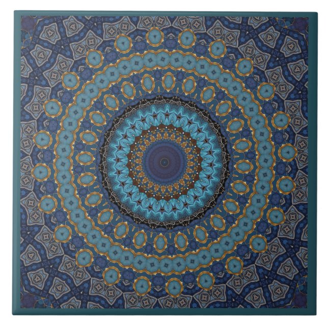 Cerâmica Azulejo cerâmico de Mandala (Frente)