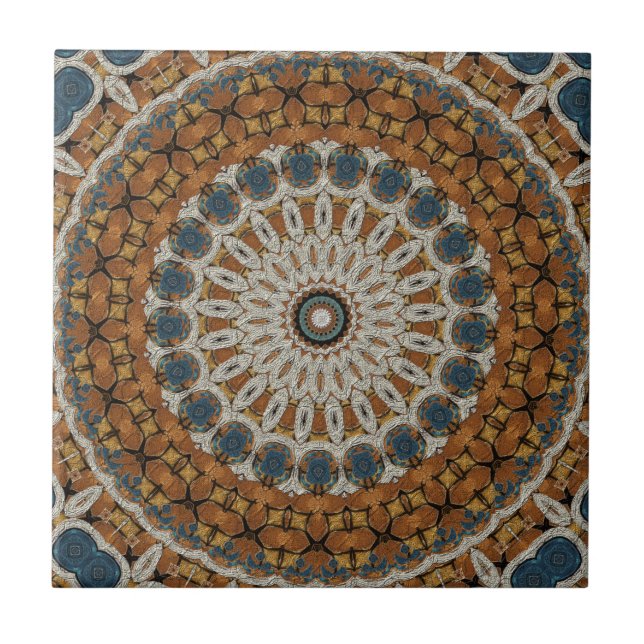 Cerâmica Azulejo cerâmico de Mandala Moderno (Frente)