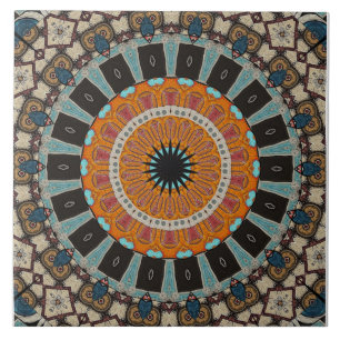 Cerâmica Azulejo cerâmico de Mandala Moderno