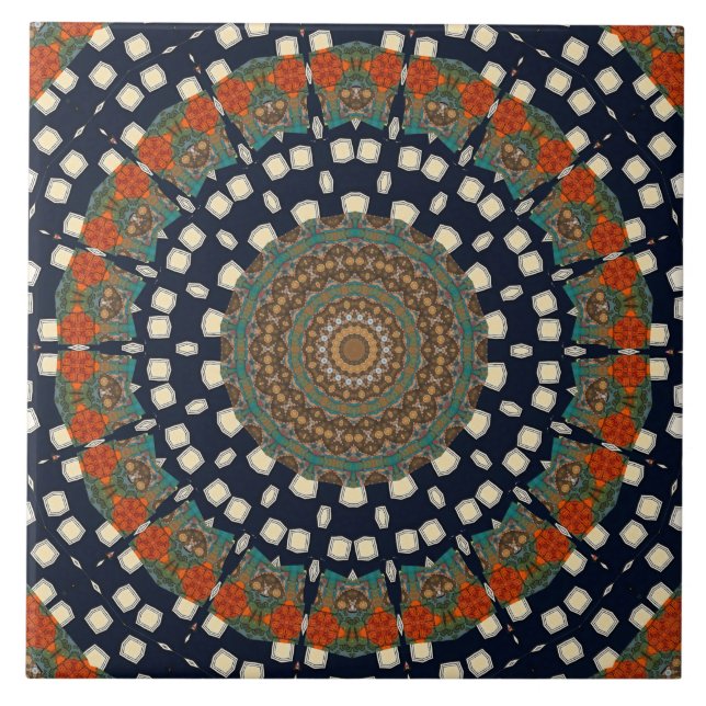 Cerâmica Azulejo cerâmico de Mandala Moderno (Frente)