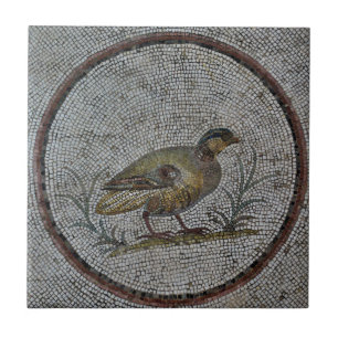 Cerâmica Azulejo cerâmico de mosaicos romanos, pequeno (4,