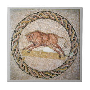 Cerâmica Azulejo cerâmico de mosaicos romanos, pequeno (4,
