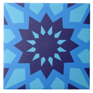 Cerâmica Azulejo Cerâmico de Padrão Azul marroquino