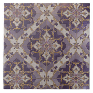 Cerâmica Azulejo Cerâmico de Padrão Marroquino Art Nouveau