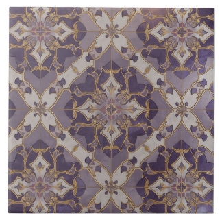 Cerâmica Azulejo Cerâmico de Padrão Marroquino Art Nouveau