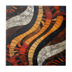 Cerâmica Azulejo cerâmico de padrão tribal africano
