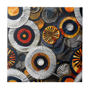 Cerâmica Azulejo cerâmico de padrão tribal africano