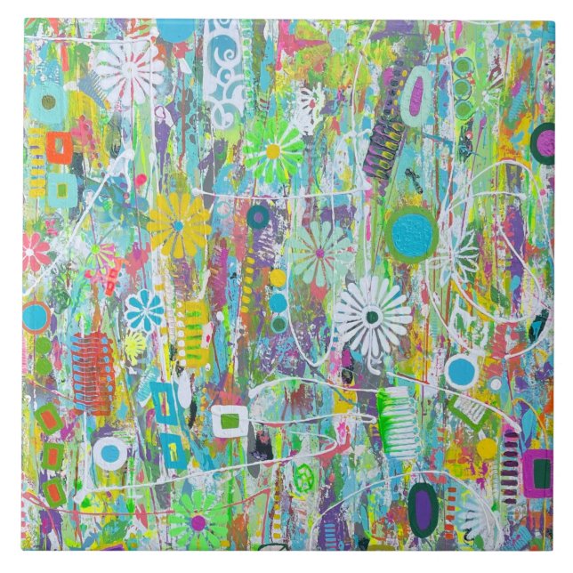 Cerâmica Azulejo cerâmico de potência 6 x 6 (Frente)