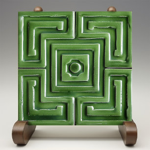 Cerâmica Azulejo Cerâmico de Relevo Falso do Labirinto Esme