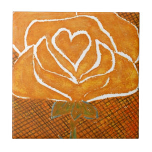 Cerâmica azulejo cerâmico de Rosa nº 3 da cozinha