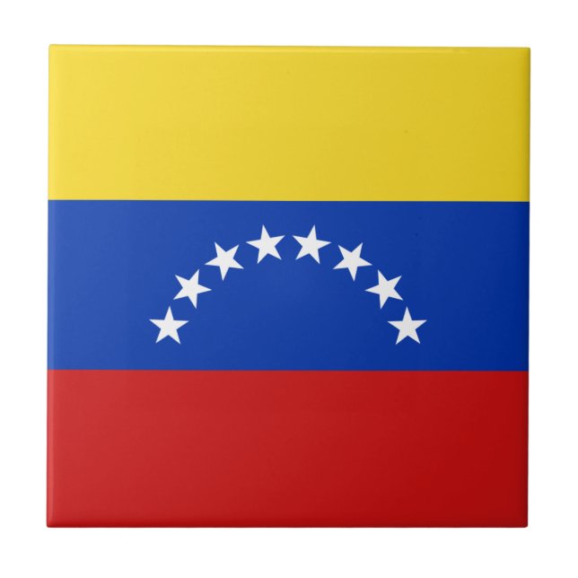 Cerâmica Azulejo Cerâmico de Sinalizador Venezuela (Frente)