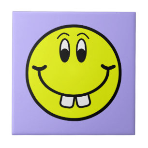 Cerâmica Azulejo cerâmico de sorriso da foto de Emoji da