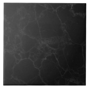 Cerâmica Azulejo cerâmico de textura em mármore preto - qua