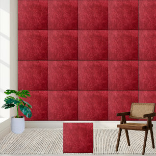 Cerâmica Azulejo cerâmico de textura luxuosa de veludo verm