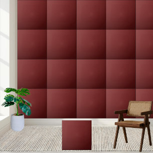 Cerâmica Azulejo cerâmico de textura vermelha profunda