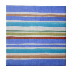 Cerâmica Azulejo cerâmico de tiras multicoloridas