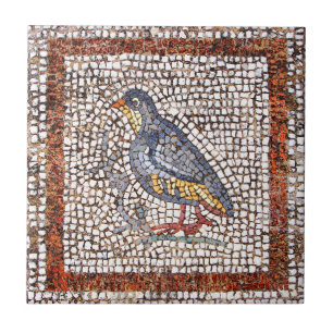 Cerâmica Azulejo cerâmico de Trivet do mosaico do pássaro